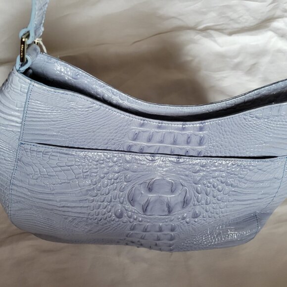 Brahmin Vada Hobo Periwinkle Melbourne Handbag - Like New - Picture 7 of 16